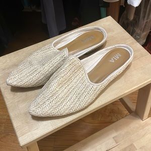 MIA flat mules 8.5
